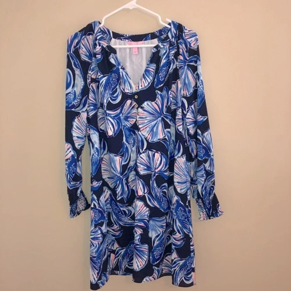NWT Lilly Pulitzer In Reel Life Brynle Dress - Picture 2 of 9